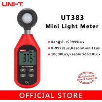 조명 자외선 UV 광학 측정기 UNI-T 미니 디지털 조도 200000 LUX LCD 디스플레이 전문 광도계 UT383, CHINA