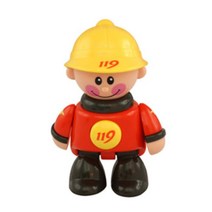 Tolo 직업 관절 인형 피규어 (소방관) 조카선물 장난감 교육