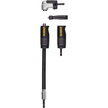 디월트 DEWALT 직각 드릴 어댑터 컴팩트 스트레이트 플렉시블 샤프트 30.5cm, 4-in-1 Attachment개