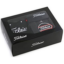 TITLEIST 타이틀리스트 골프용품 선물세트 남성 블랙, TITLEIST (타이틀리스트) 캡 선물세트 남성 블랙