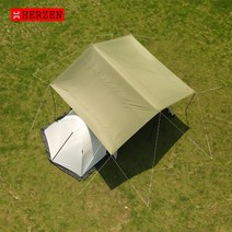 에르젠 에르젠 엘타프300D 프리미엄-스킨셋 올리브그린/베이지탄/블랙/쿨그레이, 올리브그린-스킨셋(폴대미포함)