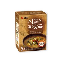 샘표 시골식 된장국 5p, 40g, 2개입
