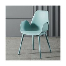 플라스틱의자 라탄 카페 체어 커피 가구 북유럽 스타일 식당 의자 심플 가정용 내구성 팔걸이 두꺼운 플라스틱 공부 침실 메이크업, Water Lake Blue