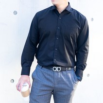 남자용 하이스판 화이트 하얀색 치즈 와이셔츠
