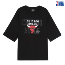 NBA NBA팀 로고 레터링 프린트 티셔츠 N202TS102P NC