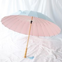 YY파스텔 햇빛차단 파라솔 대나무 우산