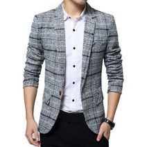 가을 수트 파티 2020 남성용 격자 무늬 정장 재킷 봄/가을 블레이저 남성 캐주얼 슬림핏 코트 브랜드 의류 플러스 사이즈 5XL 남성복