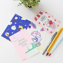 라비디저트샵 리소그라프 엽서.캐릭터타운, 카토블루커피