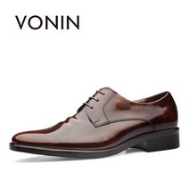 [하프클럽/VONIN]보닌 천연소가죽 볼륨 더비 복스 수제구두 SEE109DBR