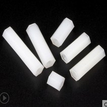 20-50pcs 여성 나일론 standoff M2 M2.5 M3 M4 x L 흰색 검정 pcb Standoff 스페이서 열 플라스틱 간격 나사, [03] m2 50pcs, [01] white, [12] 18mm