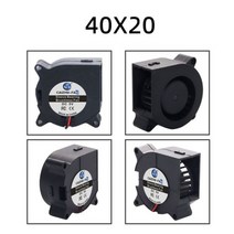 터보송풍기 브로와 배기팬 무선송풍기 터보블로어 30MM 40MM 50MM 60MM 75MM 97MM 냉각 팬 브러시리스 모터 케이스 송풍기 가습기 인덕션 쿠커 2 핀, 12.4020 - 없음 RGB - 24V