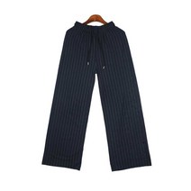 와이드 일자핏 스트라이프 밴딩 팬츠 여성 외출 바지 이지웨어 홈웨어룩쇼핑몰 여자 여성 운동복
