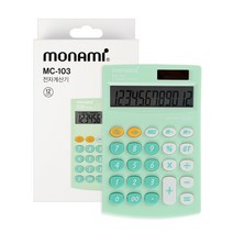모나미 민트계산기 예쁜계산기