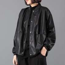 연예인가죽자켓 레더 롱 가죽 아우터 숏 여성 자켓 봄 루즈 오버 슬림 핏 라이더 간절기 잠바 집업 후드