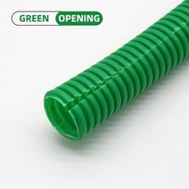 PP 절연 주름관 와이어 호스 스레딩 플라스틱 보호 슬리브 1 m 5m 10m 75mm345mm, 85.Green Open - AD 25 x ID 20m