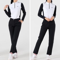 겨울 골프 연습장 복장 티 셔츠 여성 가을 반목 골프복 옷 상의