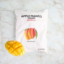 지안 냉동 애플망고 다이스 1kg 페루산 세척 냉동과일 스무디, 1개