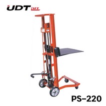 UDT UDT 플랫폼스태커 PS-220 수동리프트 유압식 운반기계 리프팅, 1개