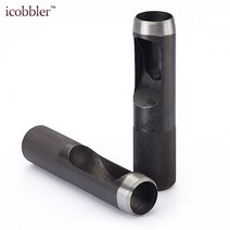 공구 1-25mm 라운드 스틸 가죽 공예 중공 구멍 펀치 도구 커터 벨트 스트랩 허리 시계 밴드 플라스틱 나무 DIY 펀처, [05] 4mm