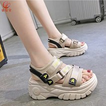 셀럽당 여성 샌들 키높이화 패션 캐주얼 스포츠 통굽 여성화