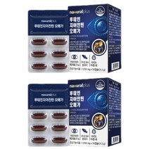 내츄럴플러스 루테인 지아잔틴 오메가 한미양행, 2박스(60캡슐/2개월)