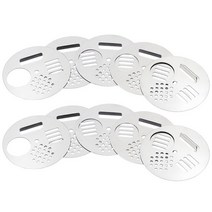 양봉 벌집 벌통 양봉자재 10pcs 스테인레스 스틸 라운드 하이브 구멍 양봉 둥지 금속 정원 도구 장비 용품, 한개옵션1, 01 silver