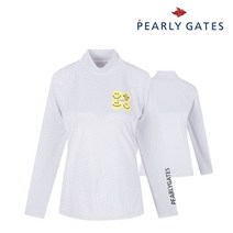 파리게이츠 골프 pearlygatesgolf여성 스마일로고 이너티셔츠 P52102TI085_WH, 001, WH