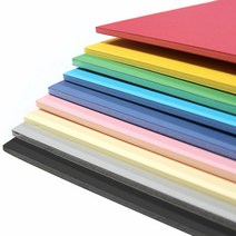 [동화오피스] 양면 칼라 폼보드 60x90cm 5T 5장 / 칼라우드락, 분홍