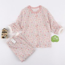 바이루체 로즈가든 얇은 편면 유아 내의 신생아 내복 아기 옷