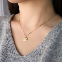 뷰띵 14K 18K 인마이 하트 목걸이