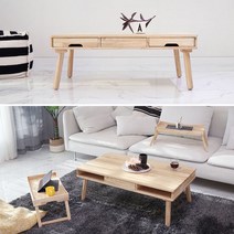 [벤트리] 원목 테이블 & 베드트레이, 단품