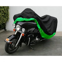 할리용 오토바이 커버 로드 킹 일렉트라 글라이드 스트리트 투어링/혼다 골드윙/야마하 로얄 스타 벤처 용 XXXL, XXXL_green