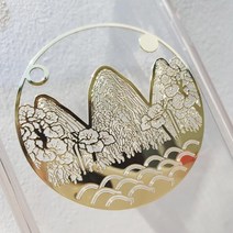 PGM*^몰왕에 반하다 골드 일월오봉도 전통 문양 메탈 스티커 휴대폰장식 노트북악세사리 핸드폰 전자파^^췤pgm, a^^옵션없슴, a^^옵션없슴