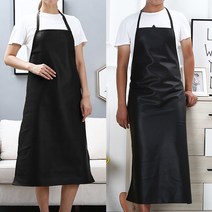 인조가죽 방수 앞치마 블랙, 블랙 120X78cm(b), 상품선택