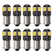 BA9S T4W T11 LED 전구 5630 8 SMD CANBUS 오류 없음 인테리어 독서 조명 자동차 주차 번호판 6000K 12V 10 개, 03 BA9S 4014 24SMD, 01 White