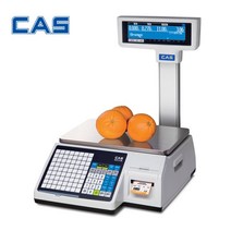 카스 라벨프린터 전자저울 CL5200-15P (15kg) 개체이력관리 정육점 마트 채소 청과 수산 반찬코너, CL-5200P 15kg(기둥 있음)