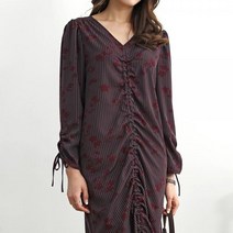 Lovely 나염원피스 플라워원피스 주름원피스 소매끈