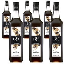 동서 식품 1883 아이리쉬 크림 시럽 1000ml 스무디 칵테일 홈카페 에이드, 6개