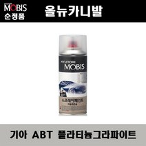 순정품 기아 올뉴카니발 ABT 플라티늄그라파이트 스프레이 자동차 차량용 도색 카페인트, ABT 플라티늄그라파이트 스프레이(모비스)