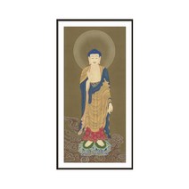 불교 큐빅 그림 아미타불 부처님 보살 종교 비즈 대형 구슬자수 diy 보석십자수 재료 세트, 90x180cm 전체 원형 큐빅