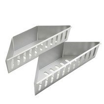 밥그릴 바베큐화로대 숯불화로대 불멍 캠핑용 야외 화로 가정용 베이킹 도구 용 아연 도금 알루미늄 바구니 청소하기 쉬운 내구성 숯 바구니 스테인레스 스틸 c66, 2개