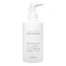 은율 데일리 케어 프레쉬 대용량 선크림 SPF46 PA+++ 1개, 5개