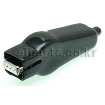 TC-20A-02-B 악어클립, 흑색