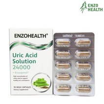 엔조헬스 뉴질랜드 URIC ACID BALANCE 요산 밸런스 24000 요산배출 통풍영양제 70캡슐, 3개, 3개, 70개