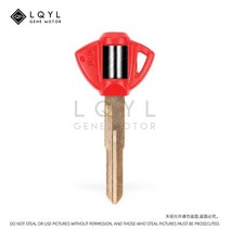 LQYL 바이크 오토바이 교체용 빈 키 스즈키 GSX600F GSR750 GSX750F GSXR600 GSXR750 GSXR1000 GSXR1300 SV650 GSX-R 용 새 제, [08] 1 PCS Red H