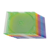 컴코스)CD케이스(슬림 컬러 10P)박스(20팩입), 본상품
