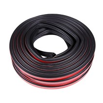 차량방음재 Car Door Seal Strip Windshield Rubber Auto 1.5mm Weather Trim Self-Adhesive Weatherstrip T Sha, [01] 빨간