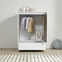 귀여운 아동옷장 행거 초등학생 초등생 저학년 키즈장 주니어장, 색상_올화이트, 올화이트