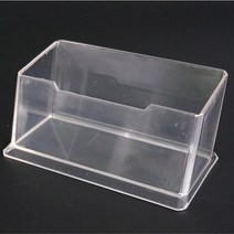 투명 1단 아크릴 명함꽂이 식당 데스크 수납 정리 통
