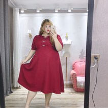 휴양지 추천 상체비만 77 통통녀 통통 롱원피스 여자원피스 큰사이즈 샤랄라 드레스
